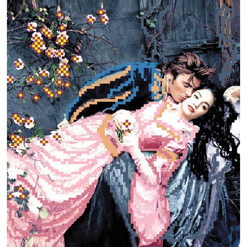 Ткань с рисунком для вышивки бисером Матрёнин посад "Ромео и Джульета"