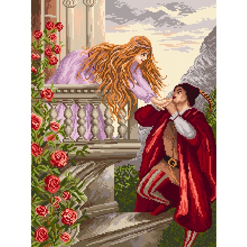 Канва с нанесенным рисунком Матрёнин посад "Ромео"