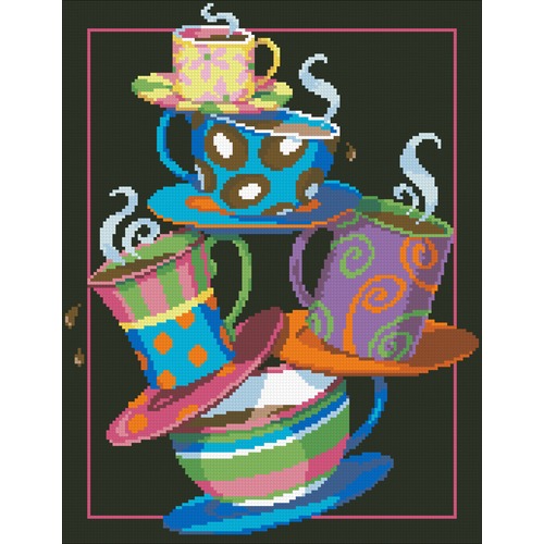 Набор для выкладывания мозаики Паутинка "Кофе, чай!"