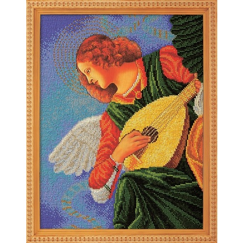 Набор для вышивания бисером Радуга бисера (Кроше) "Музицирующий ангел. Терцо"