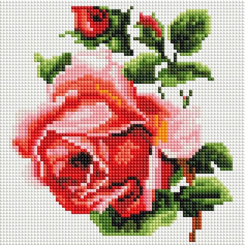 Набор для выкладывания мозаики Белоснежка "Изящная роза"