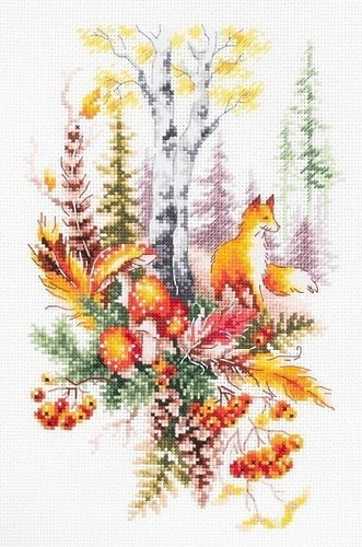 Набор для вышивания крестом Чудесная игла "Дух осеннего леса"
