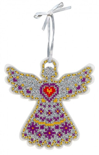 Набор для вышивания крестом М.П. Студия "Игрушка из фетра. Ангел"