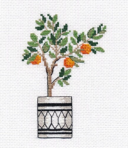 Набор для вышивания крестом Овен "Апельсиновое дерево"