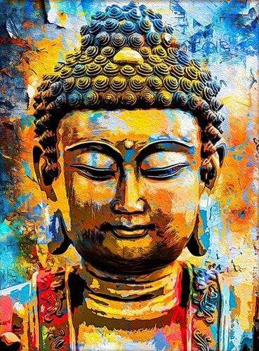 Набор для выкладывания мозаики Алмазная живопись "Будда"