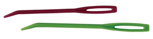 Иглы Knit Pro для сшивания трикотажных изделий пластик зеленый/красный