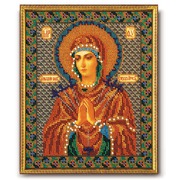 Набор для вышивания бисером Радуга бисера (Кроше) "Богородица Умягчение Злых Сердец"