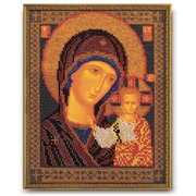 Набор для вышивания бисером Радуга бисера (Кроше) "Казанская Богородица"