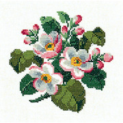 Набор для вышивания крестом Eva Rosenstand "Цветы яблони"