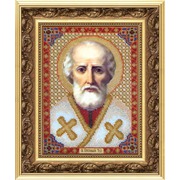 Набор для вышивания бисером Чаривна Мить "Икона Святителя Николая чудотворца"