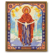 Набор для вышивания бисером Радуга бисера (Кроше) "Богородица Покрова"