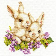 Набор для вышивания крестом Алиса "Крольчата"