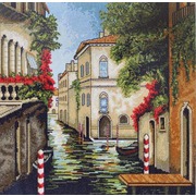 Набор для вышивания крестом Luca-S "Венеция в цветах"