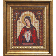 Набор для вышивания бисером Чаривна Мить "Икона Божьей Матери Помощница в родах"