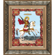 Набор для вышивания бисером Чаривна Мить "Икона великомученика Георгия Победоносца"
