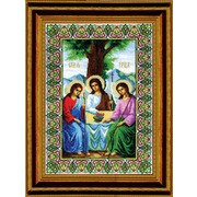 Набор для вышивания крестом Чаривна Мить "Икона Пресвятой Троицы"