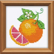 Набор для вышивания бисером Риолис "Апельсин"