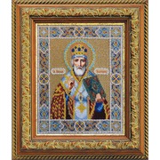 Набор для вышивания бисером Паутинка "Святой Николай Чудотворец"