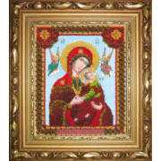 Набор для вышивания бисером Чаривна Мить "Икона Божьей Матери Страстная"