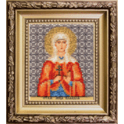 Набор для вышивания бисером Чаривна Мить "Икона святой мученицы Клавдии"