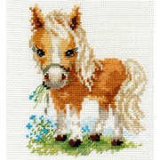 Набор для вышивания крестом Алиса "Белогривая лошадка"