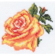 Набор для вышивания крестом Алиса "Роза"