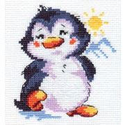 Набор для вышивания крестом Алиса "Пингвиненок"