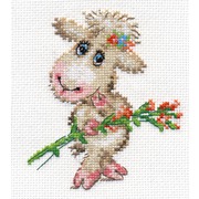 Набор для вышивания крестом Алиса "Милая овечка"