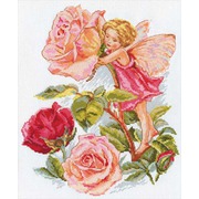 Набор для вышивания крестом Алиса "Фея розового сада"