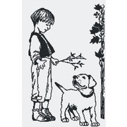 Набор для вышивания крестом М.П. Студия "Мальчик с собакой"