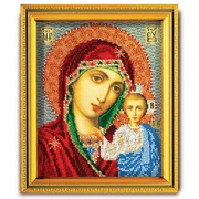 Набор для вышивания бисером Радуга бисера (Кроше) "Казанская Богородица"