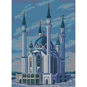 Ткань с рисунком для вышивки бисером Конёк "Мечеть Кул Шариф"