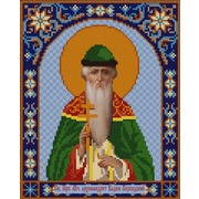 Ткань с рисунком для вышивки бисером Конёк "Святой Вадим"