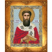 Набор для вышивания крестом Русская искусница "Святой Григорий"
