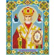 Набор для выкладывания мозаики Алмазная живопись "Икона Николай Чудотворец"