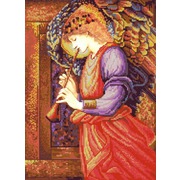 Ткань с рисунком для вышивки бисером Конёк "Музыка ангела"