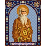 Ткань с рисунком для вышивки бисером Конёк "Святой Матфей"