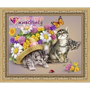 Набор для выкладывания мозаики Алмазная живопись "Три котенка"