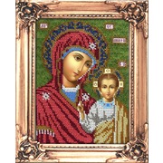 Набор для вышивания бисером Вышиваем бисером "Казанская икона Божией Матери"