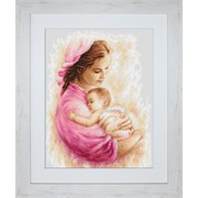 Набор для вышивания крестом Luca-S "Мать и дитя"