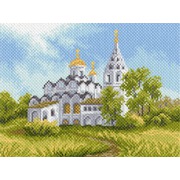 Канва с нанесенным рисунком Матрёнин посад "Белая церковь"