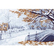 Канва с нанесенным рисунком Матрёнин посад "Первый снег"