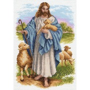 Канва с нанесенным рисунком Матрёнин посад "Иисус с барашком"