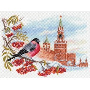 Канва с нанесенным рисунком Матрёнин посад "Московская зима"