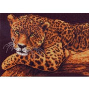 Канва с нанесенным рисунком Матрёнин посад "Леопард"