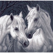 Канва с нанесенным рисунком Матрёнин посад "Лошади"