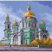 Канва с нанесенным рисунком Матрёнин посад "Елоховский собор в Москве"