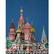 Канва с нанесенным рисунком Gobelin-L "Собор Василия Блаженного"