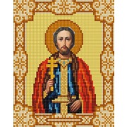 Ткань с рисунком для вышивки бисером Конёк "Святой Игорь"