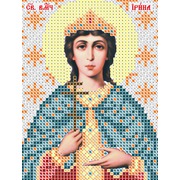 Ткань с рисунком для вышивки бисером Вертоградъ "Святая Великомученица Ирина"